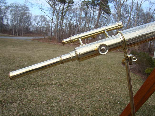 A fine late 19th century floor standing telescope by Negretti & Zambra, London, circa 1870-1890 — image 6